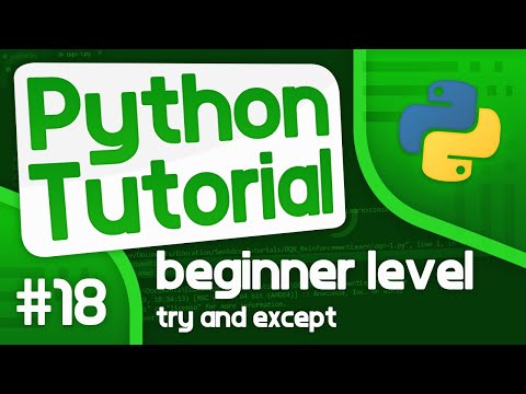 Python Programming Tutorial #18 - Try and Except (Python Error Handling)